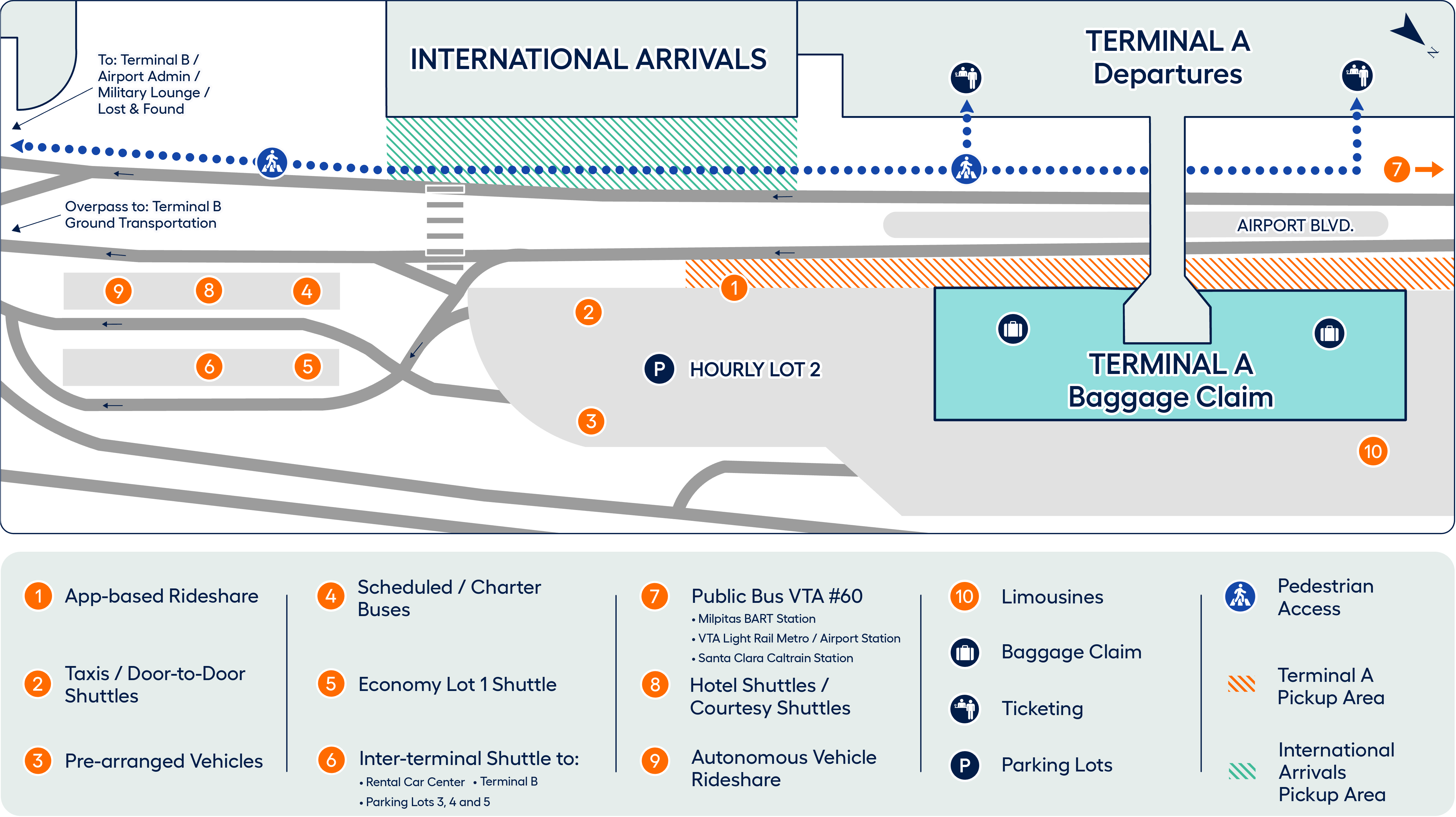 Terminal A GT Map