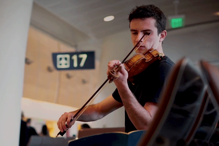 Image of Violin at Gate 17