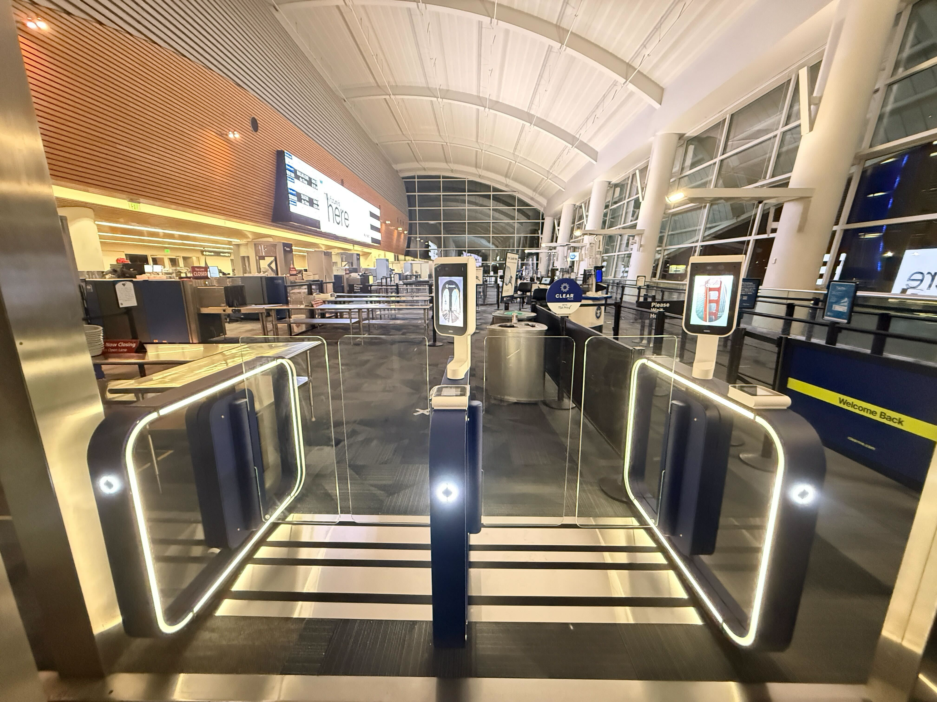 CLEAR eGates at San José Mineta International Airport Terminal B