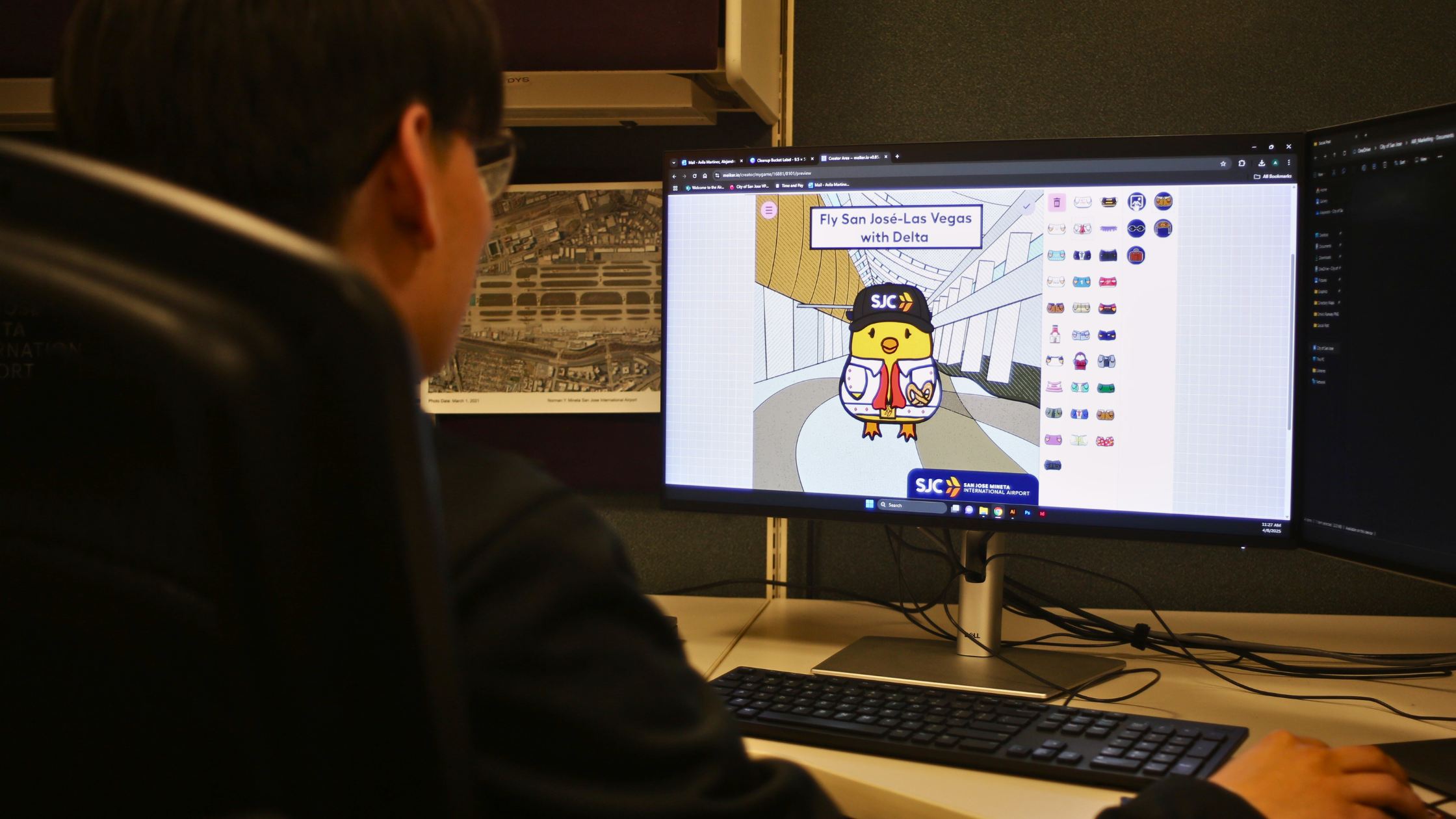 Playing Ernie's Runway Game